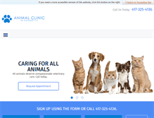 Tablet Screenshot of animalclinicofdiamond.com